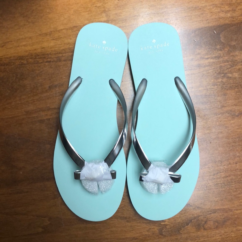 kate spade “happily ever after” flip flops